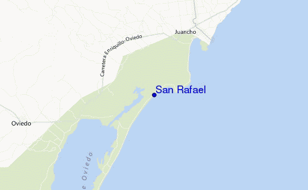 mapa de localização de San Rafael