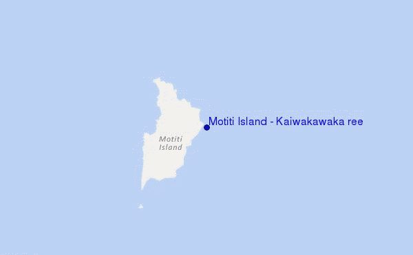 mapa de localização de Motiti Island - Kaiwakawaka ree