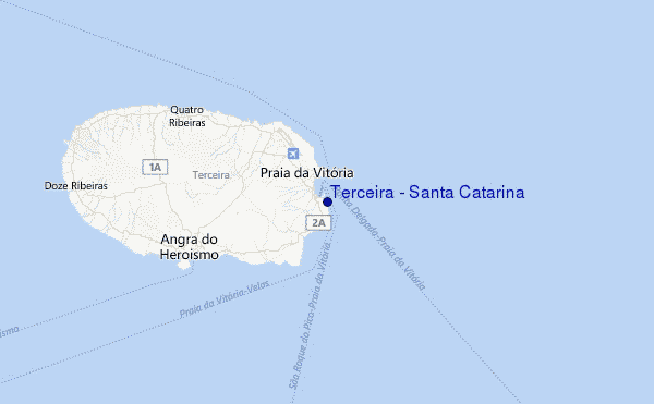 Terceira - Santa Catarina Location Map