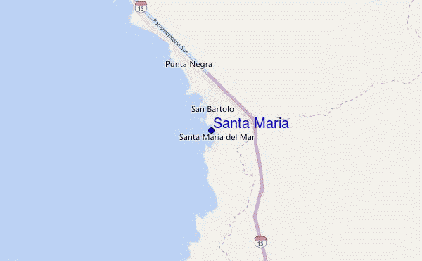 mapa de localização de Santa Maria
