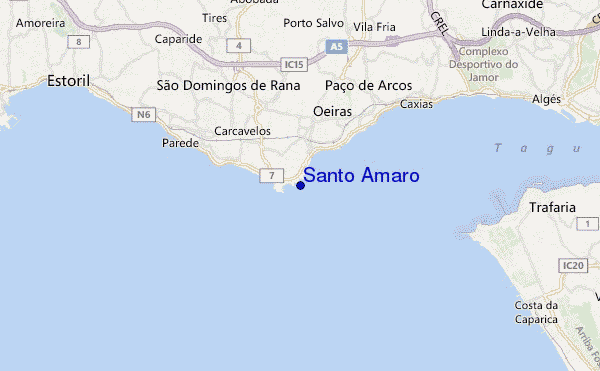 mapa de localização de Santo Amaro