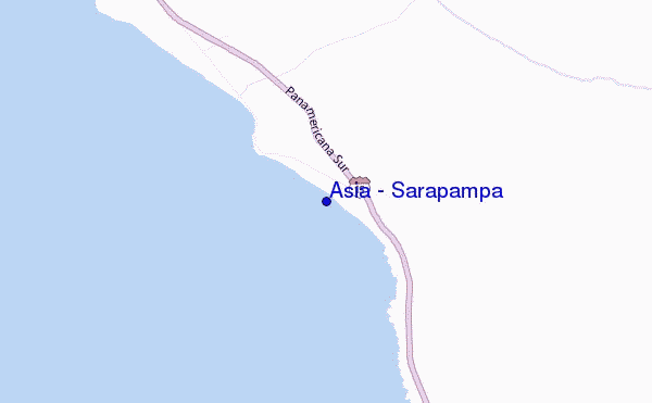 mapa de localização de Asia - Sarapampa