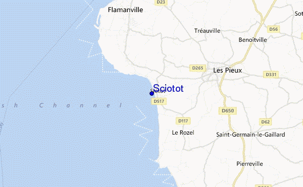 mapa de localização de Sciotot