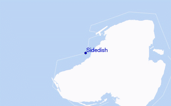 mapa de localização de Sidedish