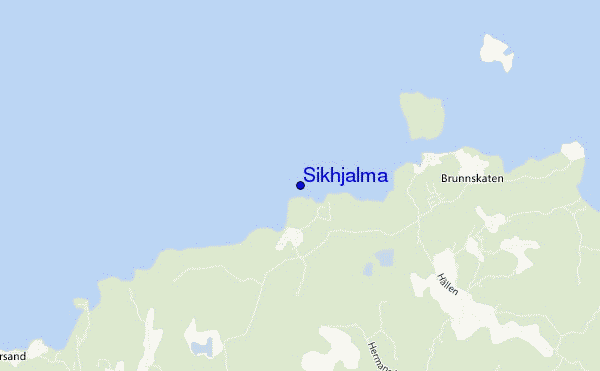 mapa de localização de Sikhjalma