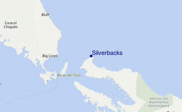mapa de localização de Silverbacks
