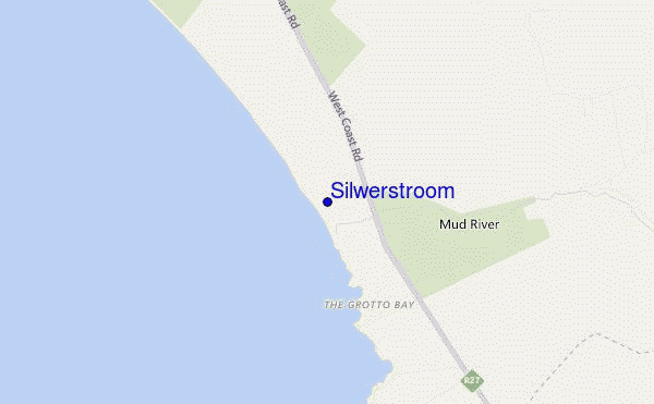 mapa de localização de Silwerstroom