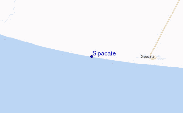 mapa de localização de Sipacate