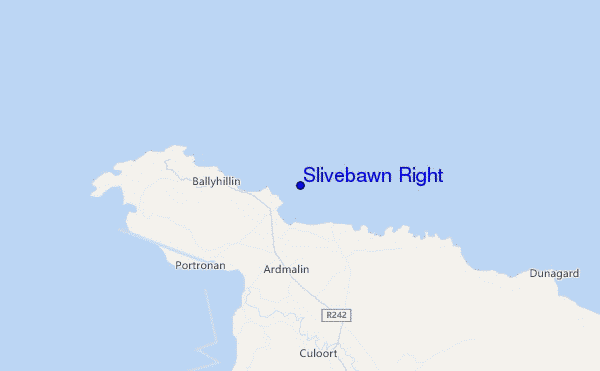 mapa de localização de Slivebawn Right