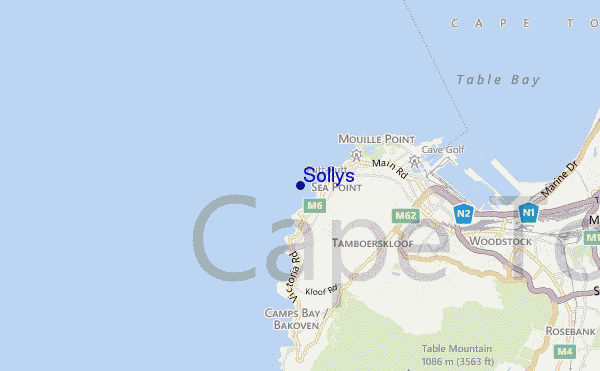 mapa de localização de Sollys