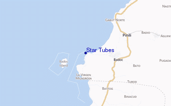 mapa de localização de Star Tubes