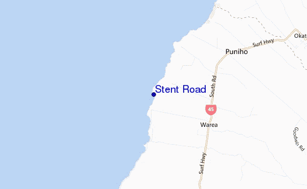 mapa de localização de Stent Road