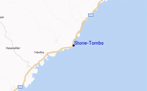 mapa de localização de Stone-Tombs