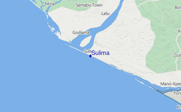 mapa de localização de Sulima