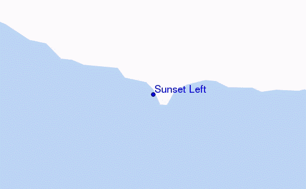 mapa de localização de Sunset Left