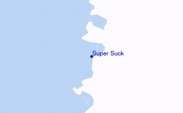 mapa de localização de Super Suck