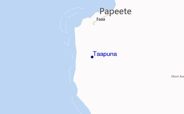 mapa de localização de Taapuna