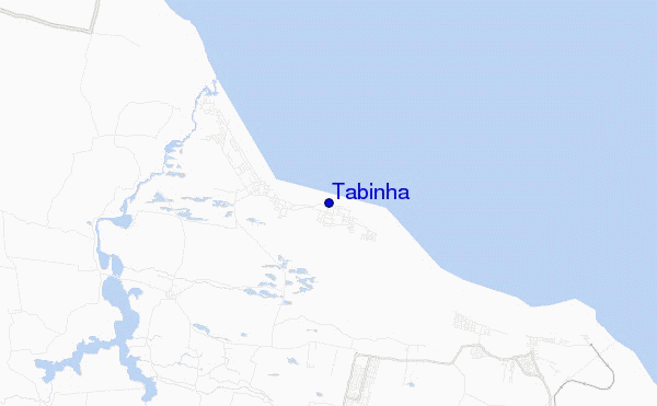 mapa de localização de Tabinha