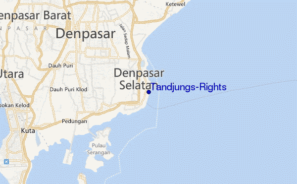 mapa de localização de Tandjungs-Rights