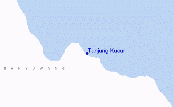 mapa de localização de Tanjung Kucur