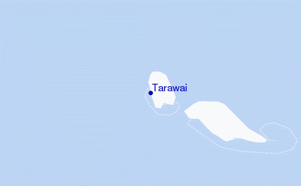 mapa de localização de Tarawai