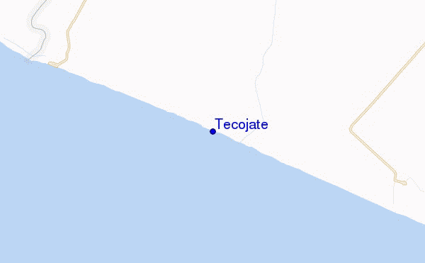 mapa de localização de Tecojate