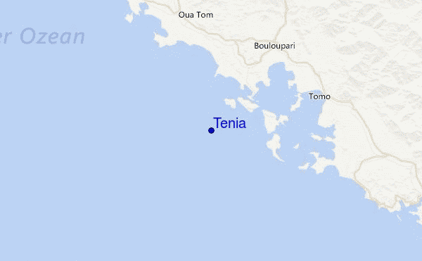 Tenia Location Map