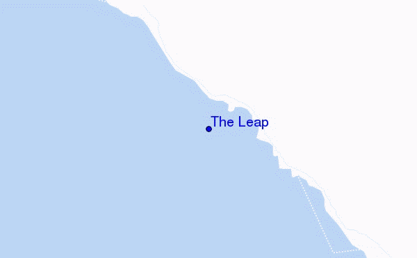 mapa de localização de The Leap