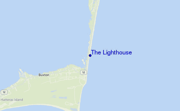 mapa de localização de The Lighthouse