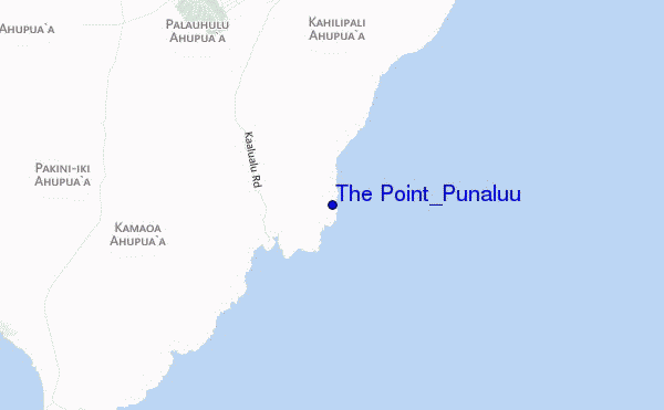 mapa de localização de The Point_Punaluu
