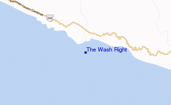 mapa de localização de The Wash Right