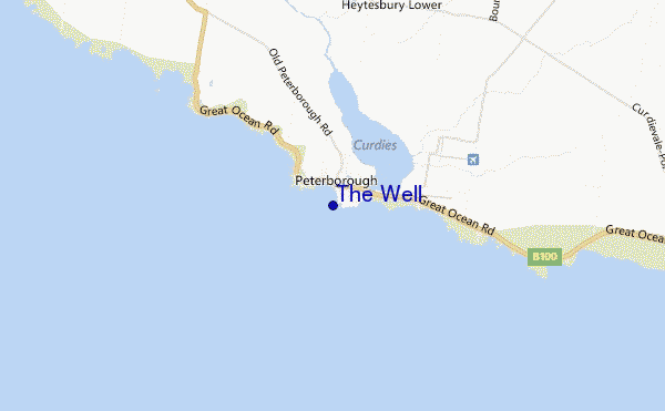 mapa de localização de The Well