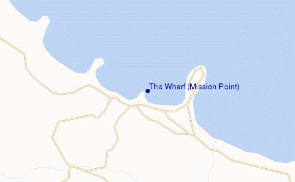 mapa de localização de The Wharf (Mission Point)