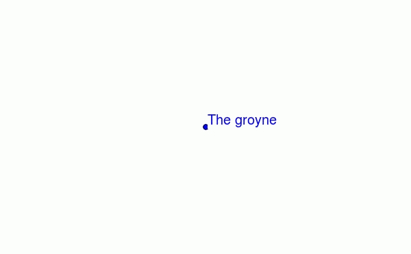 mapa de localização de The groyne