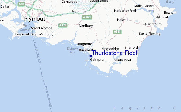 Thurlestone Reef Location Map