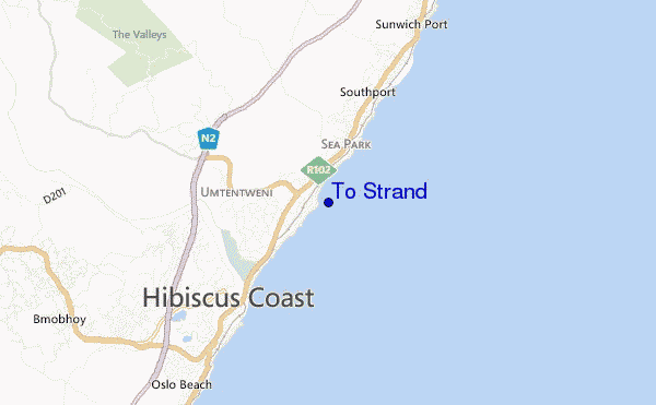 mapa de localização de To Strand