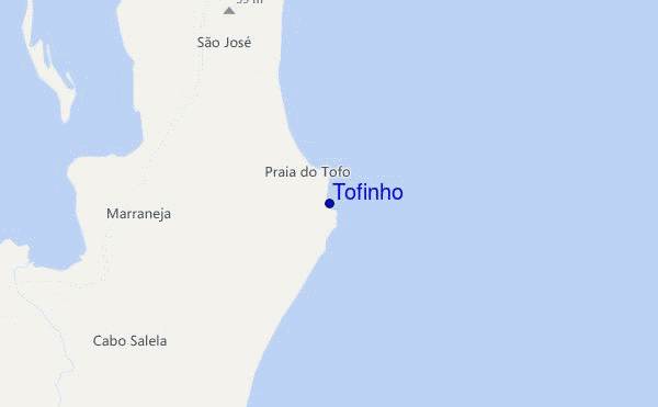 mapa de localização de Tofinho