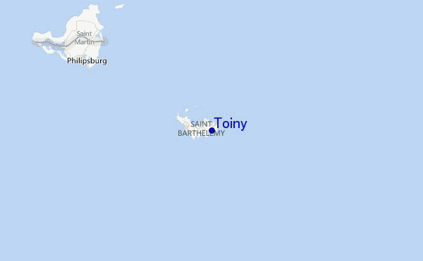 Toiny Location Map