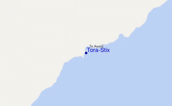 mapa de localização de Tora-Stix