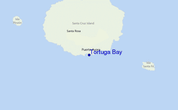 Tortuga Bay Location Map