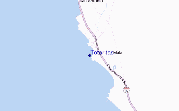 mapa de localização de Totoritas