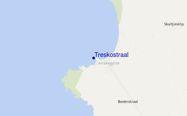 mapa de localização de Treskostraal