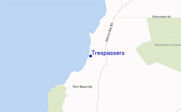 mapa de localização de Trespassers