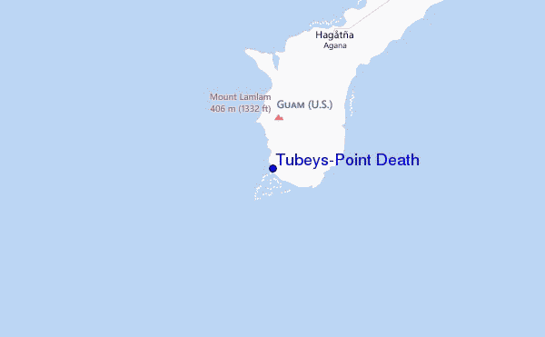 Tubeys/Point Death Location Map