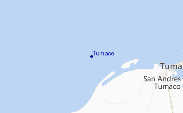 mapa de localização de Tumaco
