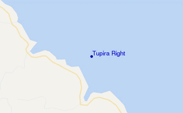 mapa de localização de Tupira Right