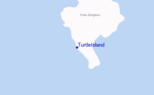 mapa de localização de Turtle Island