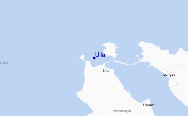 mapa de localização de Ulla