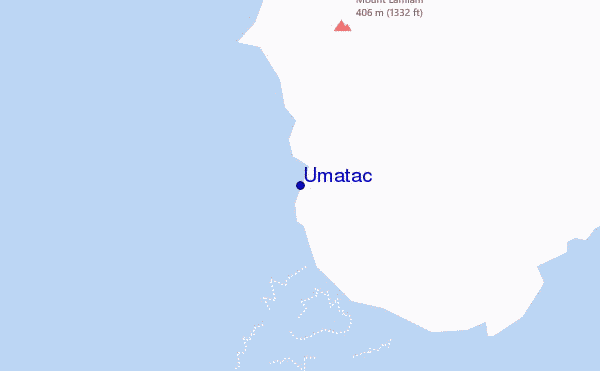 mapa de localização de Umatac