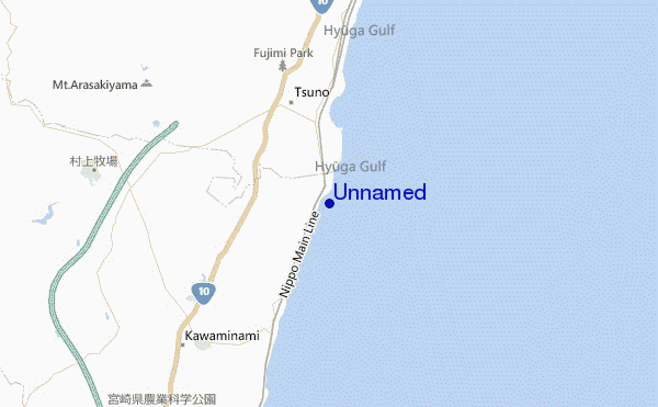mapa de localização de Unnamed